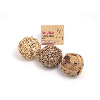Naturals Trio Of Fun Balls Medium