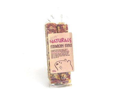 Naturals Strawberry Sticks 120g