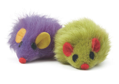 Acticat Furry Mice Cat Toys Assorted
