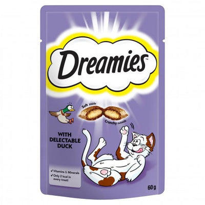 DREAMIES Cat Treat Biscuits with Duck 60g