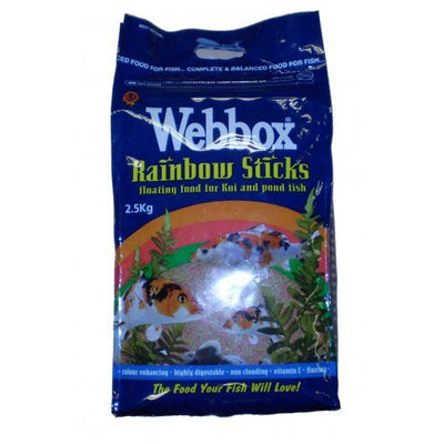 Webbox Rainbow Sticks Floating For Koi & Pond Fish 5kg