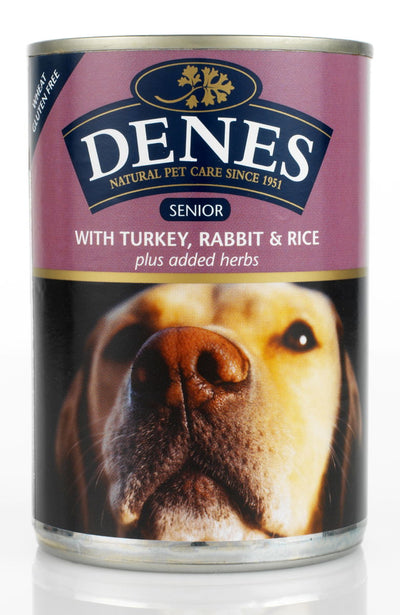 Denes Dog Senior Turkey Rabbit & Rice + Herbs 400g
