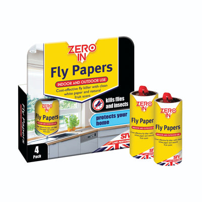 Zero In Fly Paper Pk4