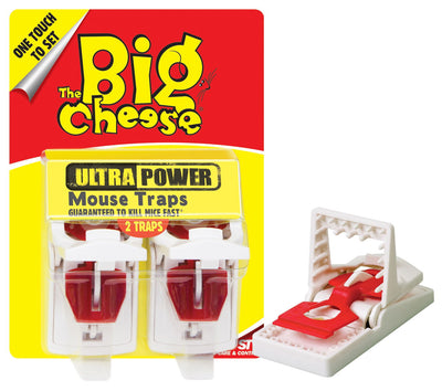 The Big Cheese Ultra Power Mouse Trap Pk2