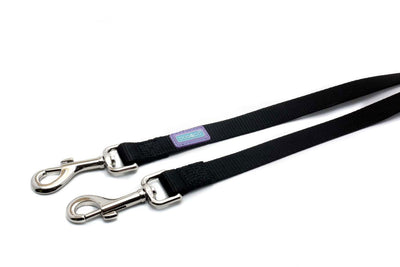 Dog&Co Nylon Coupler (for Two Dogs) Black 19mm X50cm