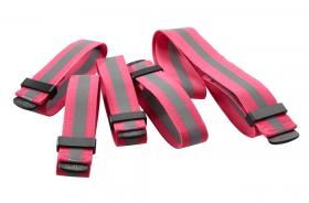 Hurtta Lifeguard Reflector Set Pink Sml 5pack