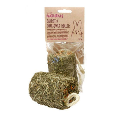 Boredom Breaker Natural Treats Carrot & Coneflower Roller