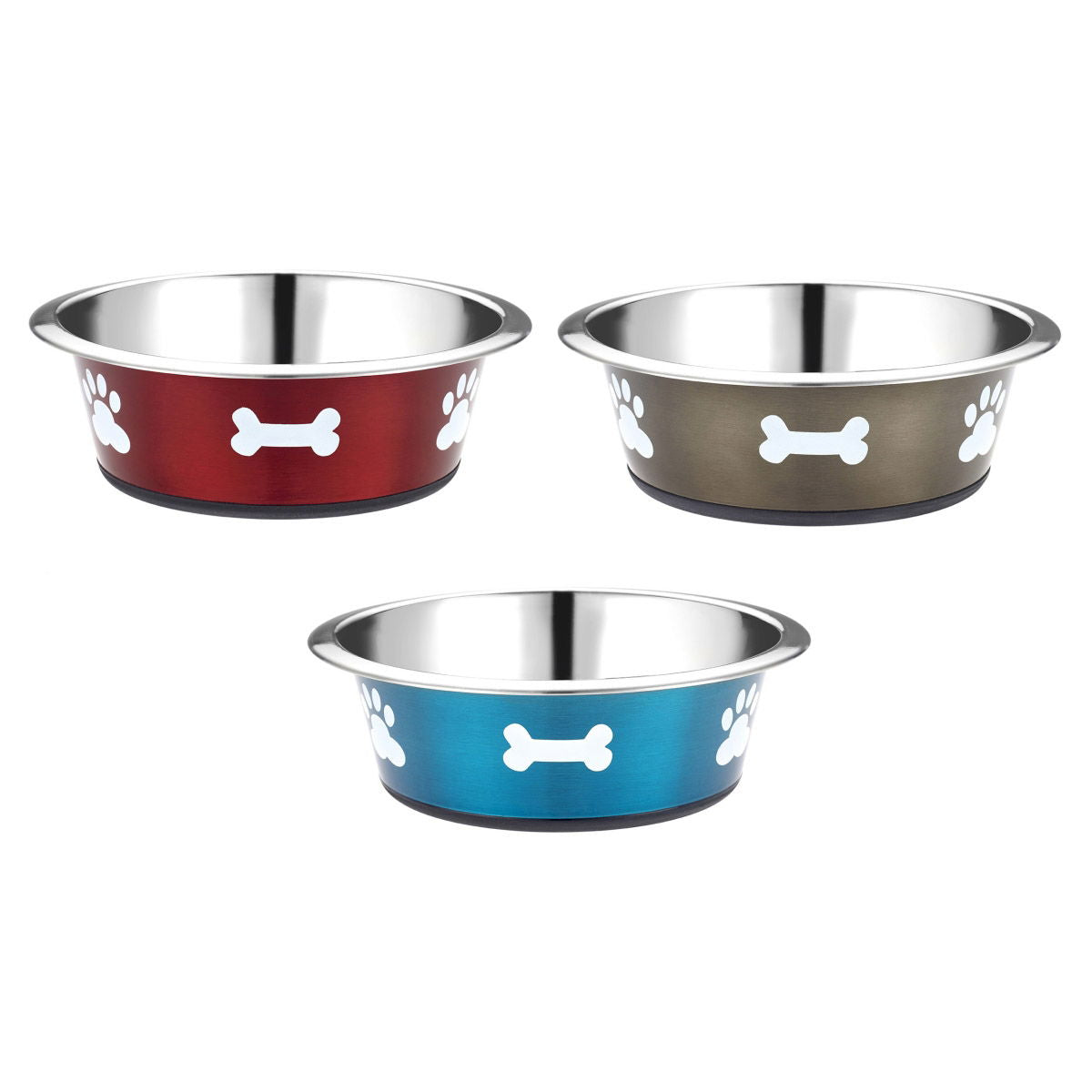 Classic Posh Paws S/Steel Dish 1600ml (215mm Dia)