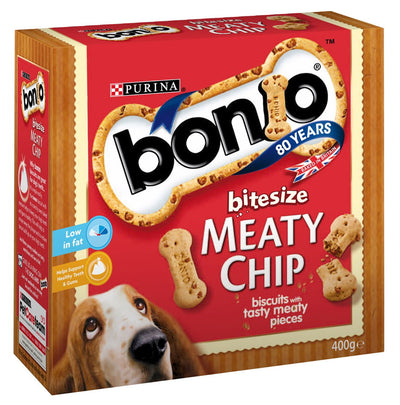 Bonio Meaty Chip Bitesize 400g