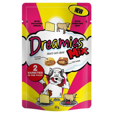 DREAMIES Mix Pride Cat Treat Biscuits with Cheese & Beef 60g