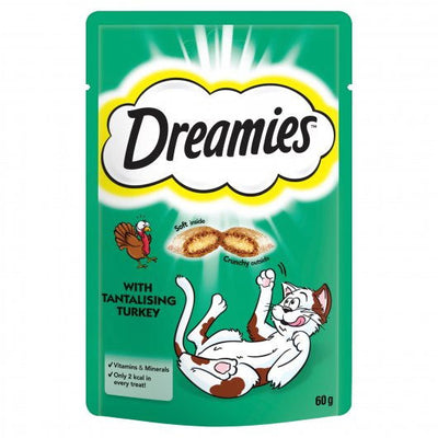 DREAMIES Cat Treat Biscuits with Turkey 60g