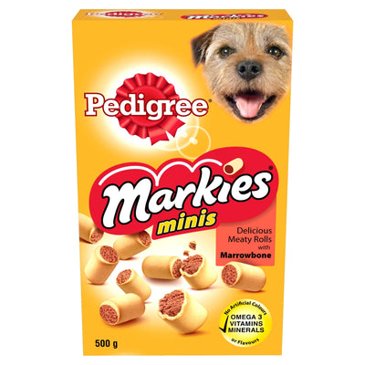 PEDIGREE Markies Mini Adult Dog Treats Marrowbone Biscuits 500g