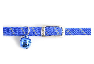 Safety Elastic Cat Collar Softweave Blue