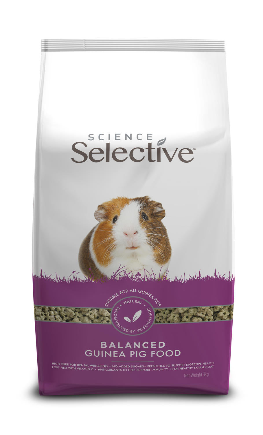 Science Selective Guinea Pig With Dandelion 3kg