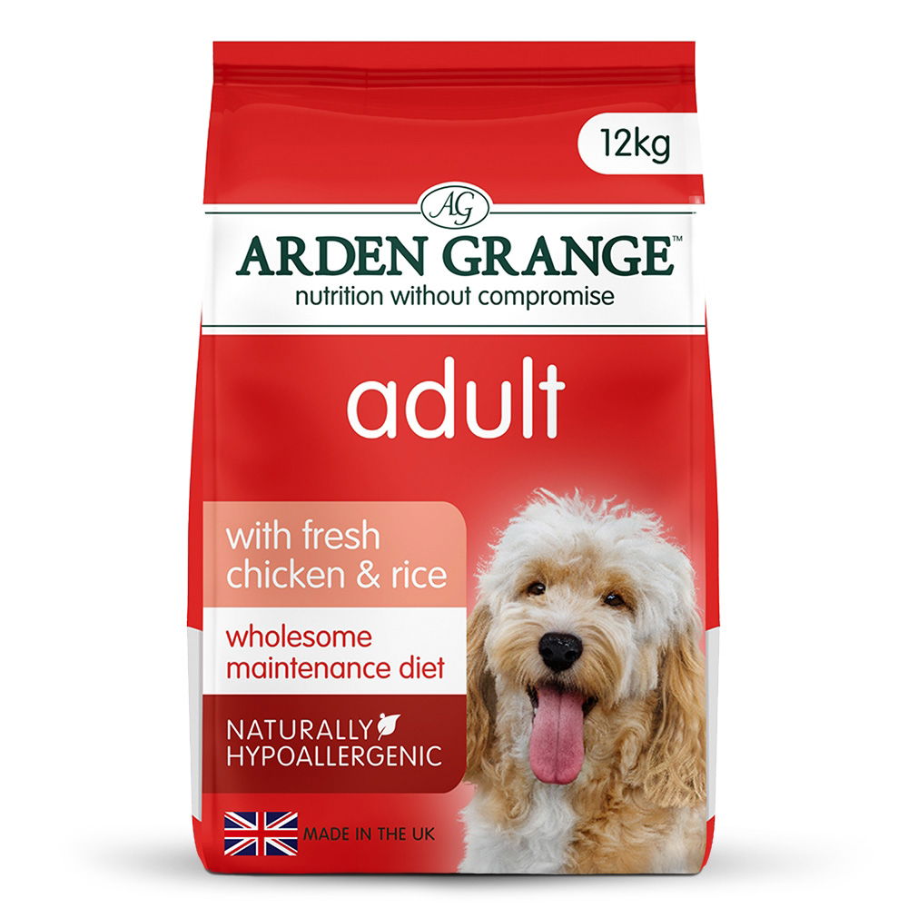 Arden Grange Adt With Fresh Chicken & Rice 12kg