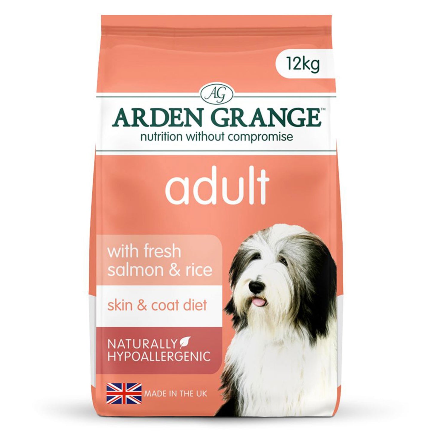 Arden Grange Adt Fresh Salmon & Rice 12kg