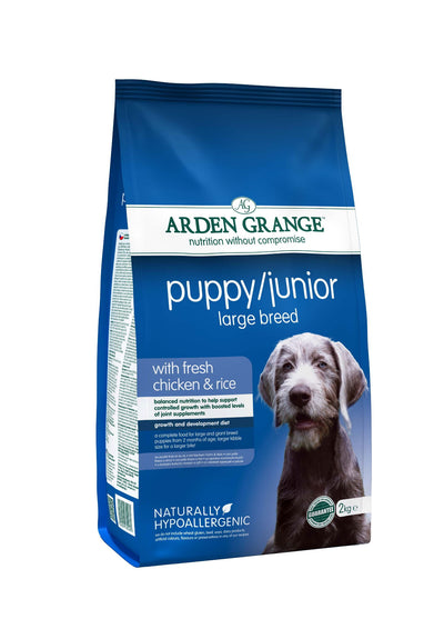 Arden Grange Pup/Jnr Lge Breed Fresh Chicken & Rice 2kg