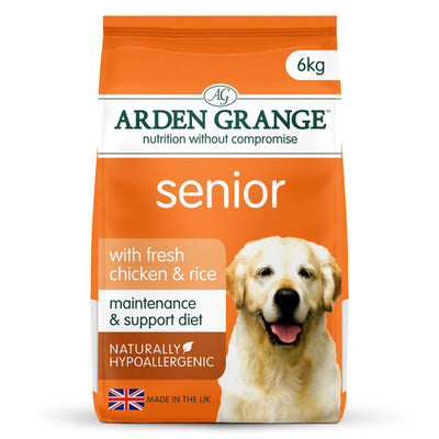 Arden Grange Snr With Fresh Chicken & Rice 6kg