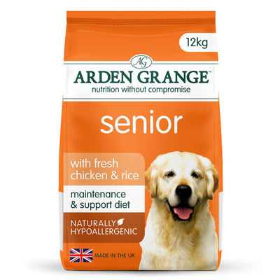 Arden Grange Snr With Fresh Chicken & Rice 12kg