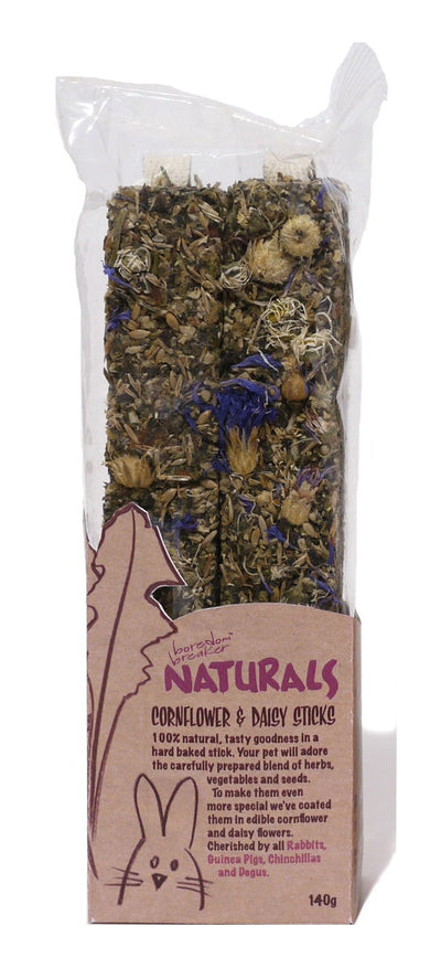 Boredom Breaker Natural Treats Cornflower & Daisy Sticks