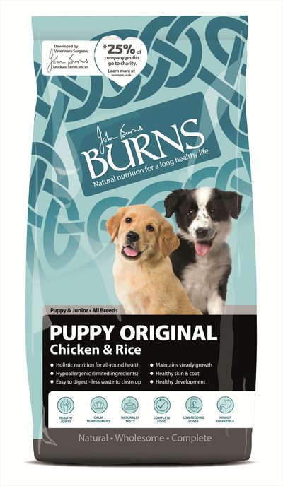 Burns Puppy Original Chicken & Rice 12kg