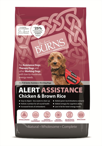 Burns Alert Assistance Chicken & Brown Rice 6kg