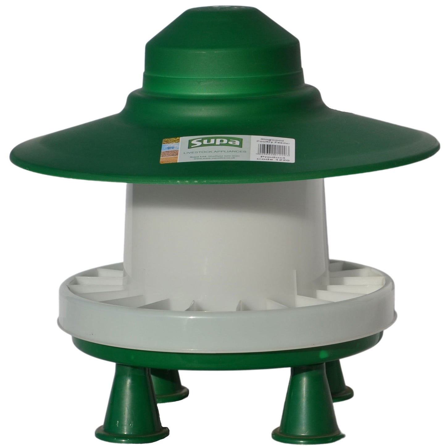 Supa Poultry Feeder Ringwood Outdoor With Fins