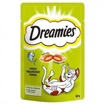 DREAMIES Cat Treat Biscuits with Tuna Flavour 60g