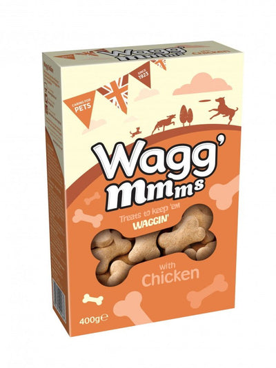 Wagg Mmms Dog Biscuits With Chicken 400g