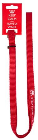 Keep Calm Nylon Dog Lead Small