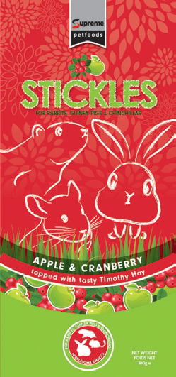 Supreme Stickles With Apple & Cranberry 100g