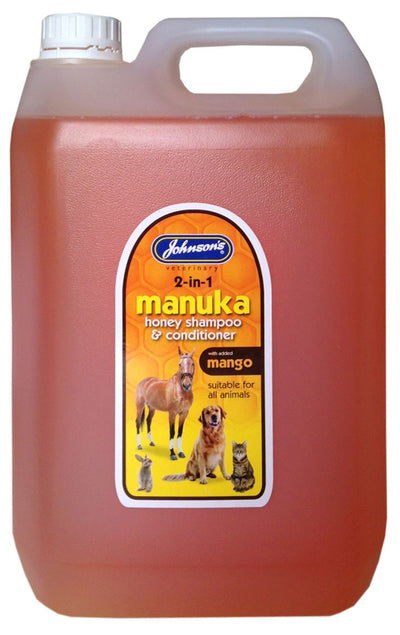 Jvp Dog & Cat Manuka Honey Shampoo & Conditioner 5ltr