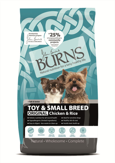 Burns Small & Toy Breed Original Chicken & Rice 2kg