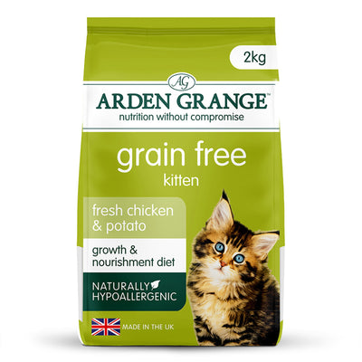 Arden Grange G/Free Kitten Fresh Chicken & Potato 2kg