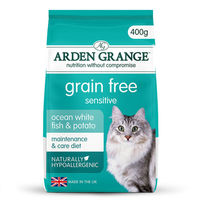 Arden Grange G/Free Cat Sensitive Fresh Fish & Potato 400g