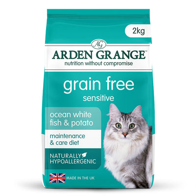 Arden Grange G/Free Cat Sensitive Fresh Fish & Potato 2kg