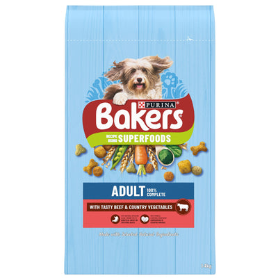 Bakers Complete Adult Beef & Veg 14kg