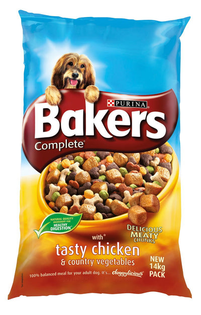 Bakers Complete Adult Chicken & Vegetables 14kg