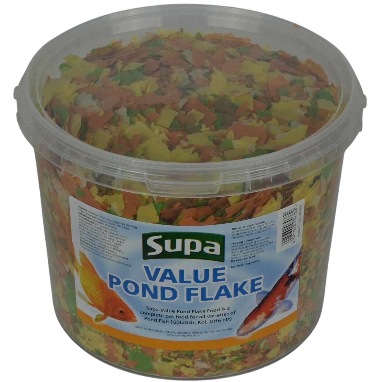 Supa Value Pond Flake Food 3 Litre