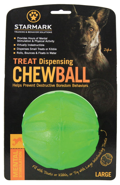 Starmark Treat Dispensing Chew Ball Large