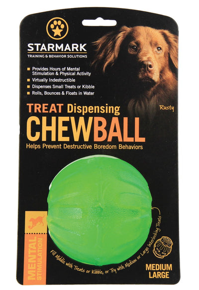Starmark Treat Dispensing Chew Ball Medium