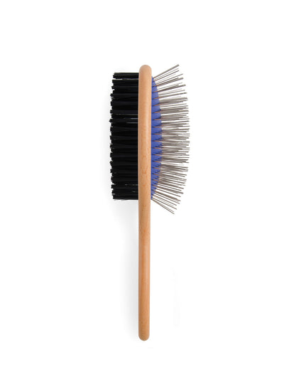 Heritage Wood Handle Double Sided Brush Lge