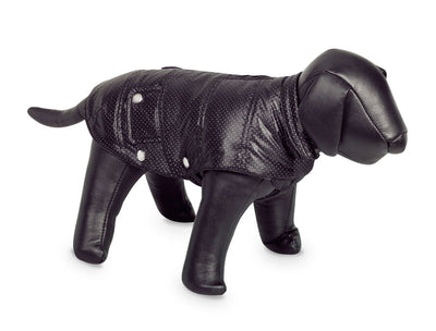 Nobby Danika Dog Coat Black With Silver Dots 48cm