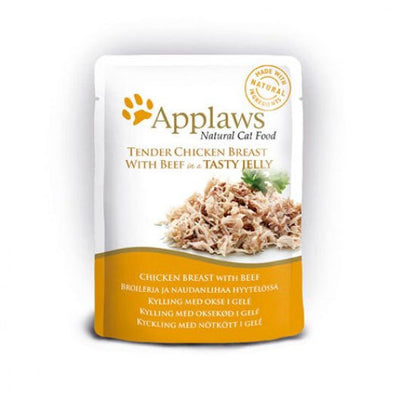 Applaws Cat Pouch Chicken With Beef In Jelly 70g