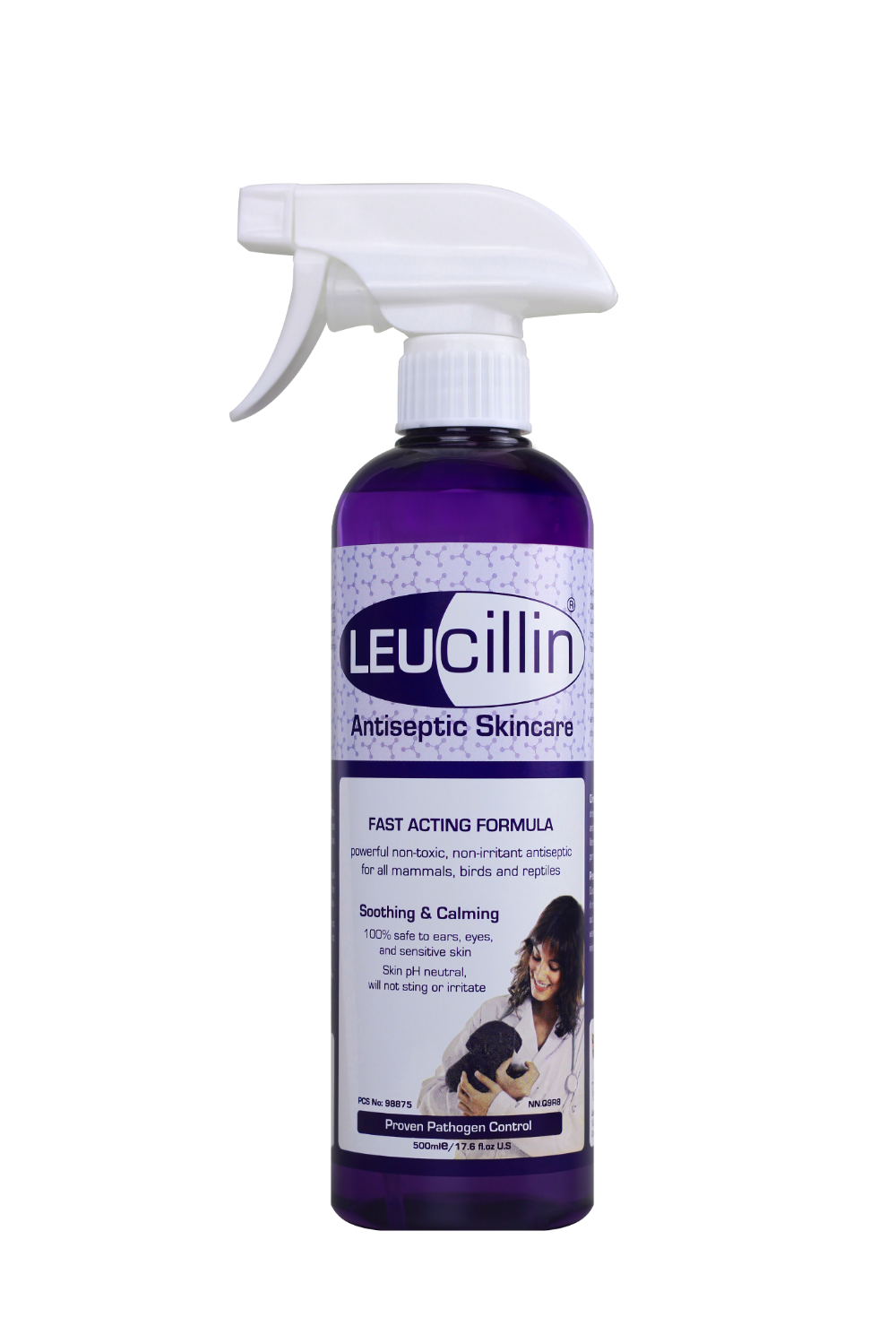 Leucillin Antiseptic Skin Care Spray 500ml