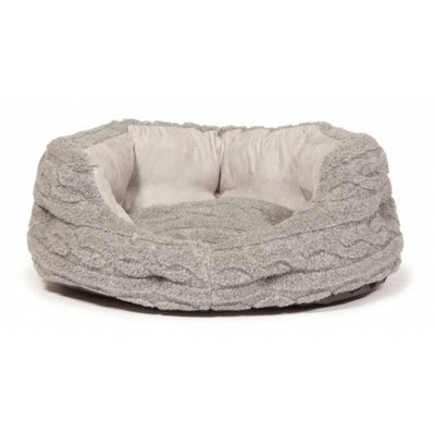 Bobble Soft Pewter Deluxe Slumber Bed 76cm (30")