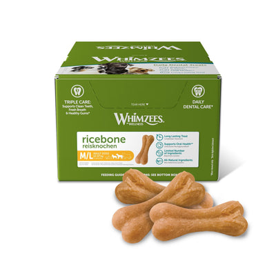 Whimzees Rice Bone Display Box