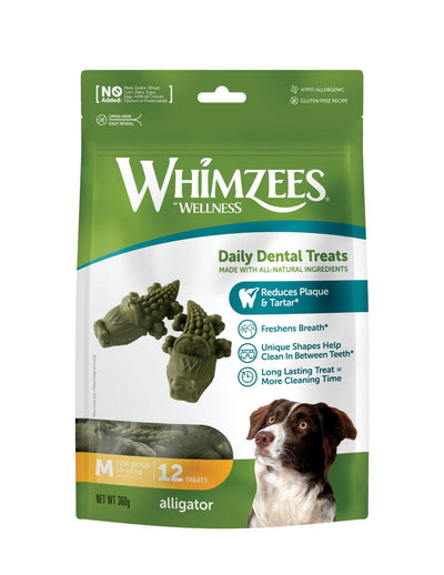 Whimzees Alligator Medium 12pk