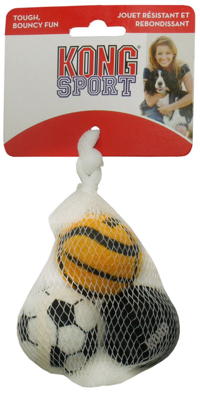 KONG Sport Balls Assorted Xtra Small 3pack