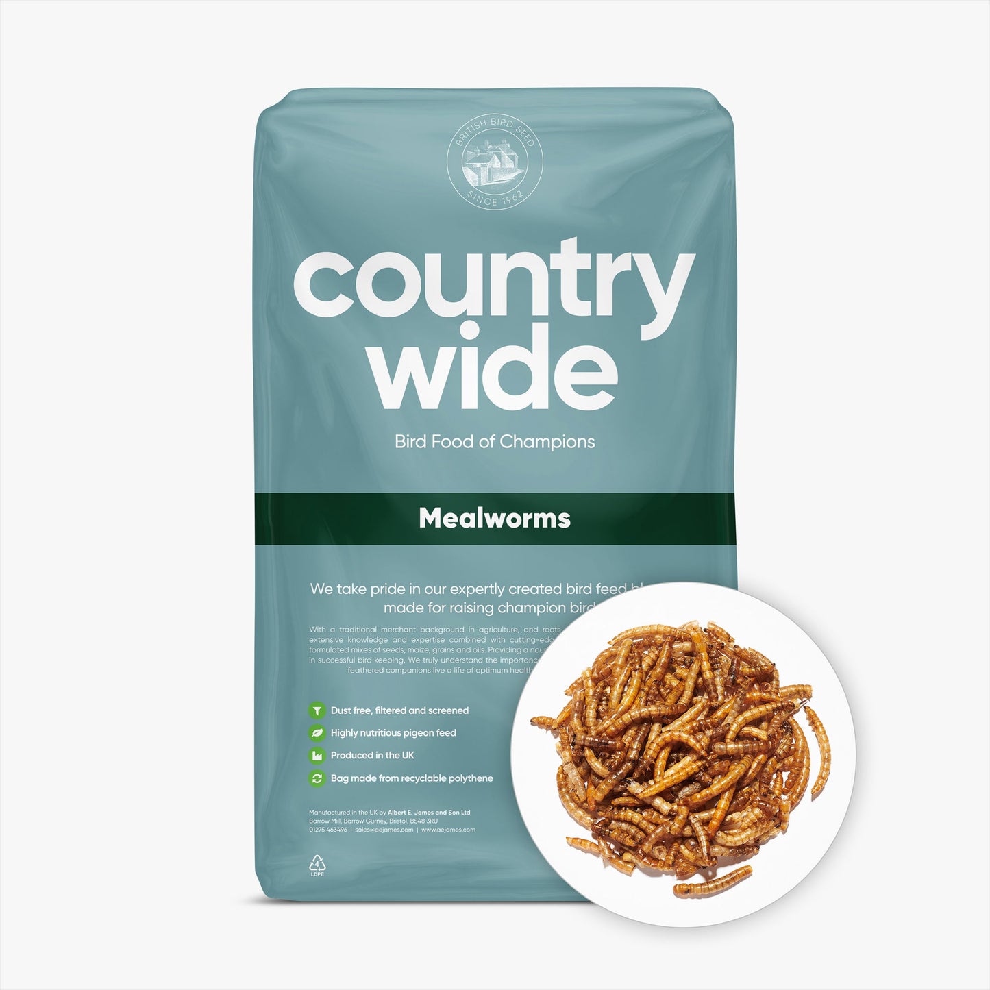 Countrywide Dried Mealworms 12.55kg